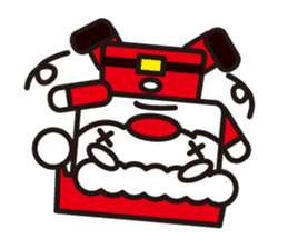 Santa Claus and reindeer sticker #852950