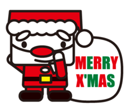 Santa Claus and reindeer sticker #852954