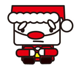 Santa Claus and reindeer sticker #852955