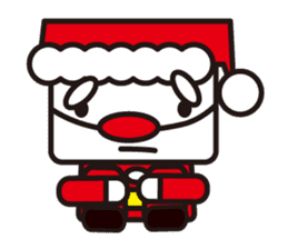 Santa Claus and reindeer sticker #852955