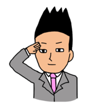 The businessman who falls in love sticker #853139