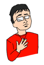 The businessman who falls in love sticker #853146