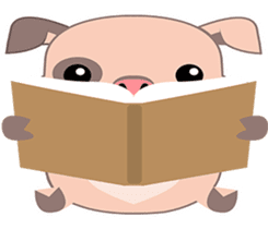 Kiki, the cute chubby little pink piggy sticker #853451