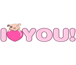 Kiki, the cute chubby little pink piggy sticker #853456