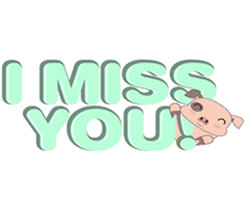 Kiki, the cute chubby little pink piggy sticker #853459