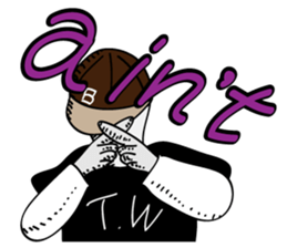 hiphop sticker "one love" sticker #853562