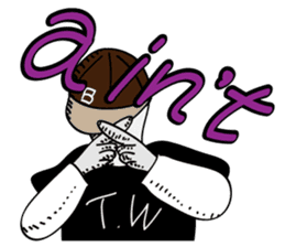 hiphop sticker "one love" sticker #853562