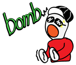 hiphop sticker "one love" sticker #853569