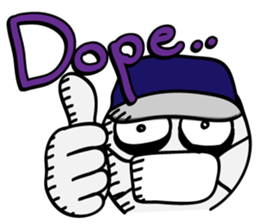 hiphop sticker "one love" sticker #853589