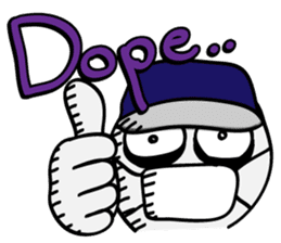 hiphop sticker "one love" sticker #853589