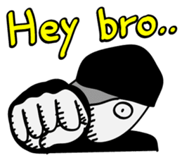 hiphop sticker "one love" sticker #853594