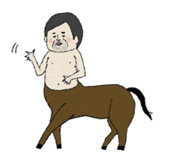 The middle-aged male appeared! sticker #853599