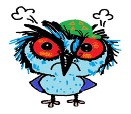 Happy owl family sticker #853999