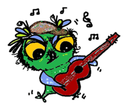 Happy owl family sticker #854021