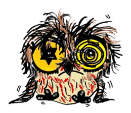 Happy owl family sticker #854034