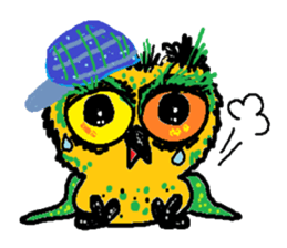 Happy owl family sticker #854035