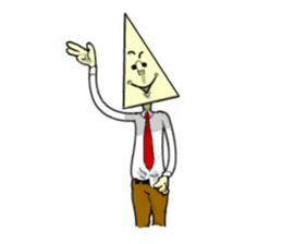 Mr Triangle & Miss Square sticker #854243