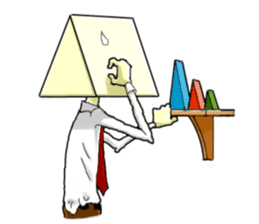 Mr Triangle & Miss Square sticker #854247