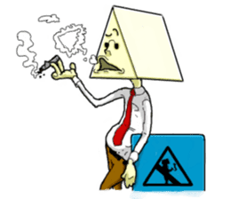 Mr Triangle & Miss Square sticker #854248