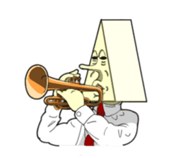 Mr Triangle & Miss Square sticker #854252
