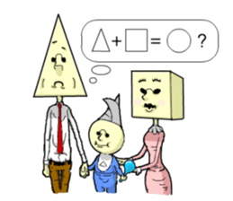 Mr Triangle & Miss Square sticker #854257