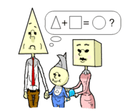 Mr Triangle & Miss Square sticker #854257