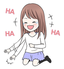 Girls Happy Life The second sticker #854680