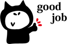 Cats of the black cat sticker #854755