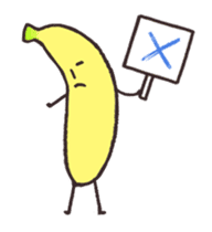 banana's feelings (simple English) sticker #854763