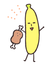 banana's feelings (simple English) sticker #854764