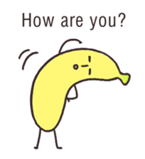 banana's feelings (simple English) sticker #854765
