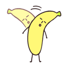 banana's feelings (simple English) sticker #854794