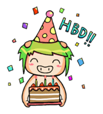 Yuay So Cute : Come on!! sticker #854824