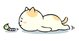 The cat is embarrassing face (simple) sticker #855233