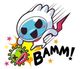 Luko - The Germ Sweeper sticker #855534