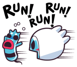 Luko - The Germ Sweeper sticker #855545