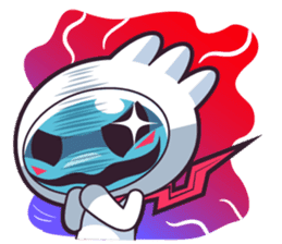 Luko - The Germ Sweeper sticker #855555