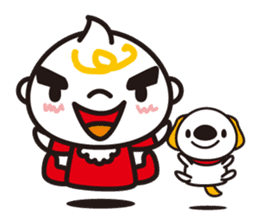 Daily life of a baby and the puppy sticker #855724