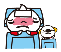Daily life of a baby and the puppy sticker #855741