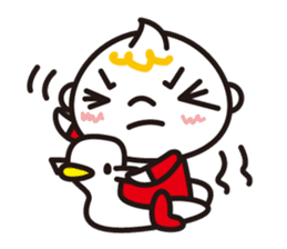 Daily life of a baby and the puppy sticker #855743