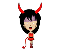 Devil & Angel sticker #855925