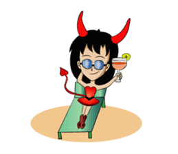 Devil & Angel sticker #855932