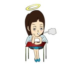 Devil & Angel sticker #855957