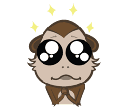 Choco Monkey sticker #856240