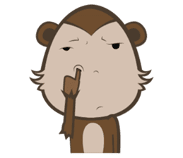 Choco Monkey sticker #856241