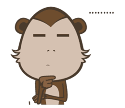 Choco Monkey sticker #856242