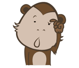 Choco Monkey sticker #856243