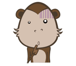 Choco Monkey sticker #856244