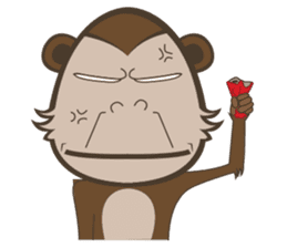 Choco Monkey sticker #856246
