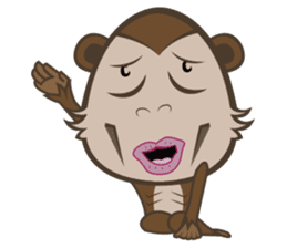 Choco Monkey sticker #856247